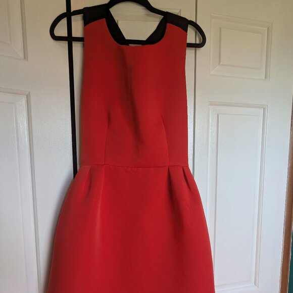 Kate Spade red dress with black bow - Picture 1 of 6